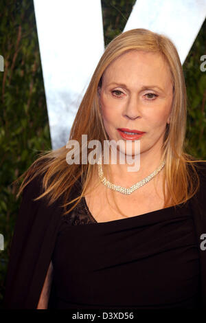 Los Angeles, USA. 24 février 2013. NewsUS l'actrice Faye Dunaway arrive pour le Vanity Fair Oscar Party Tour au coucher du soleil à West Hollywood, Los Angeles, USA, 24 février 2013. Photo : Hubert Boesl/dpa/Alamy Live News Banque D'Images