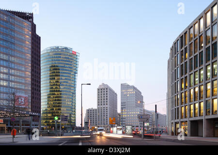 Berlin, Allemagne, et bâtiments à fin Stresemannstrasse Potsdamer Platz Banque D'Images
