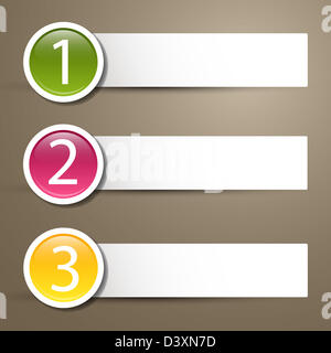 Boutons blanc Banque D'Images