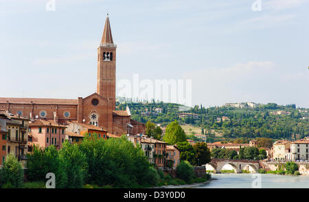 Belle vue panoramique de Vérone Banque D'Images