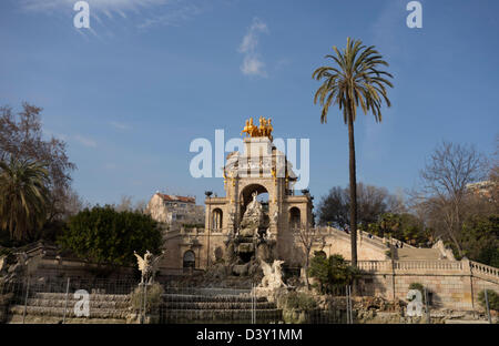 Parc de la Ciutadella (Le Parc de la Ciutadella) à Barcelone, Espagne, Europe Banque D'Images