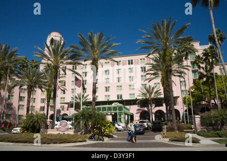 St Petersburg Floride USA Le magnifique Renaissance Vinoy Resort and Golf Club 4 étoiles superbe bâtiment sur la 5e Avenue SW Banque D'Images