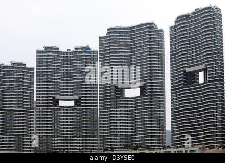 Hong Kong, Chine, Appartmenthaeuser à Repulse Bay Banque D'Images