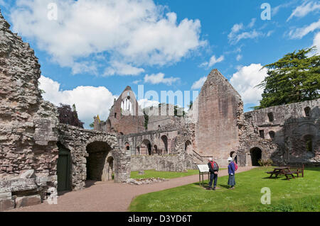 L'Ecosse, Scottish Borders, Abbaye de Dryburgh Banque D'Images