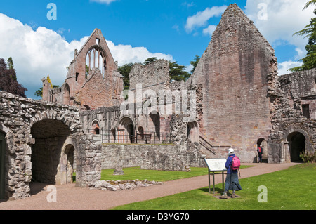 L'Ecosse, Scottish Borders, Abbaye de Dryburgh Banque D'Images