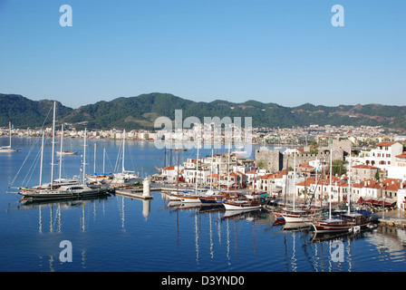 Le port de Marmaris Turquie Banque D'Images