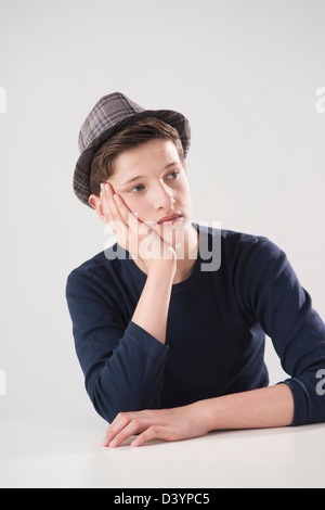 Portrait of Teenage Boy Banque D'Images