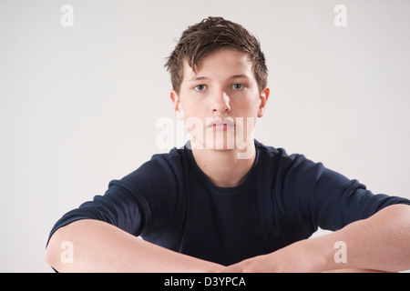 Portrait of Teenage Boy Banque D'Images