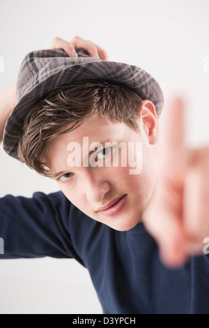 Portrait of Teenage Boy Banque D'Images