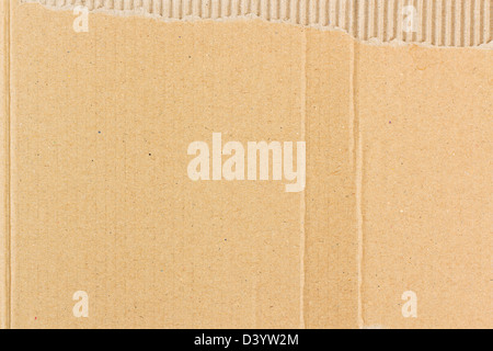 La texture de fond de carton ondulé Banque D'Images
