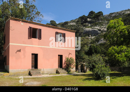 Musée de l'île de Montecristo Italie Toscane parc national de l'archipel toscan Banque D'Images