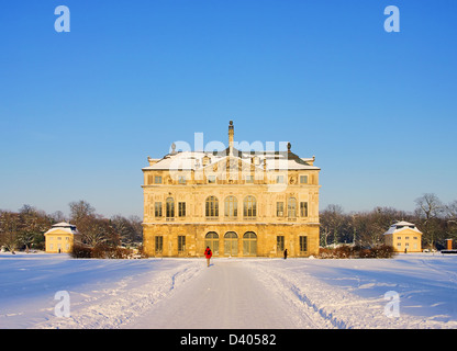 Dresde - Dresden Gartenpalais im Winter garden palace en hiver 02 Banque D'Images