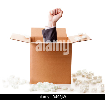 La sortie de la boîte d'alimentation Banque D'Images