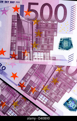 500 billets en euros, l'architecture moderne, 2002 Banque D'Images