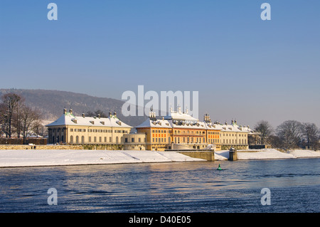 Pillnitz im Winter - Pillnitz en hiver 01 Banque D'Images