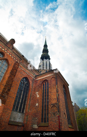 La cathédrale historique de la vieille ville de Riga Banque D'Images