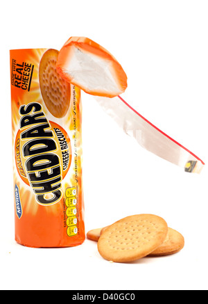 Mcvites des biscuits au fromage cheddar Banque D'Images