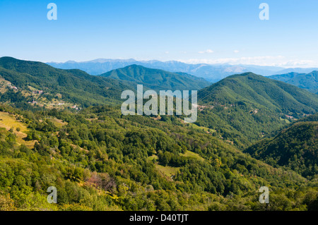 Pescaglia Montagne, Alpes Apuanes (Alpes Apuanes), la province de Lucques, Toscane, Italie Banque D'Images