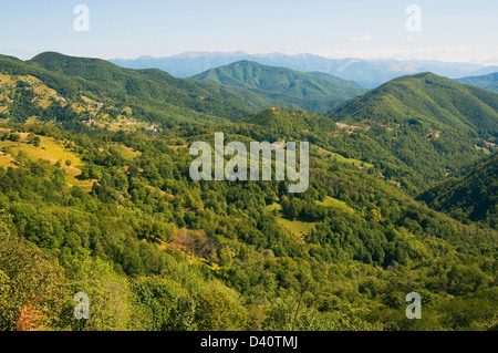 Pescaglia montagne, Alpes Apuanes (Alpes apuanes), la province de Lucques, Toscane, Italie Banque D'Images
