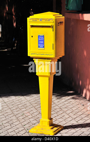 Boîte postale marocaine, Marrakech (Marrakech), Maroc, Afrique du Nord Banque D'Images