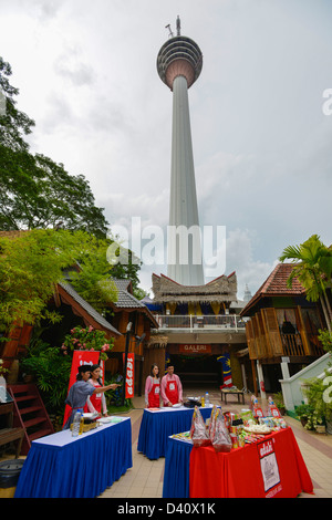 Asie Malaisie Kuala Lumpur Menara KL Tower Banque D'Images