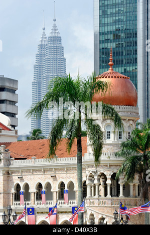 Asie Malaisie Kuala Lumpur Sultan Abdul Samad Palace de Merdeka Square Banque D'Images