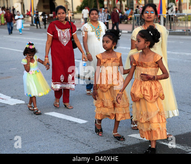 La Malaisie, Kuala Lumpur, pongal, tamoul, festival, les gens, Banque D'Images