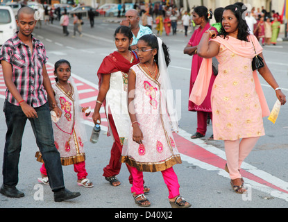 La Malaisie, Kuala Lumpur, pongal, tamoul, festival, les gens, Banque D'Images