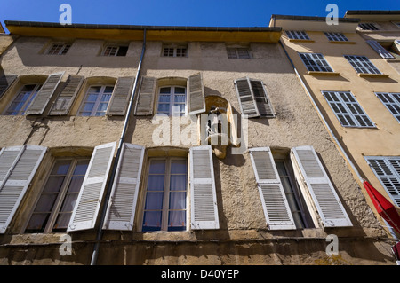 Maisons à Aix-en-Provence, France Banque D'Images