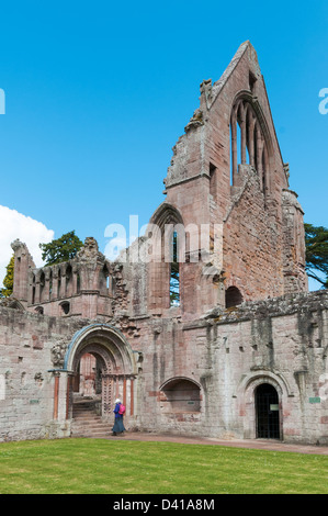 L'Ecosse, Scottish Borders, Abbaye de Dryburgh Banque D'Images