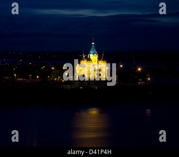 Cathédrale Nevsky à Nizhny Novgorod, Russie Banque D'Images