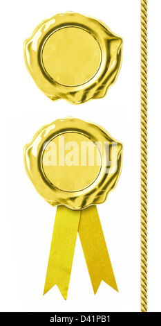 Jeu de joints d'or Banque D'Images