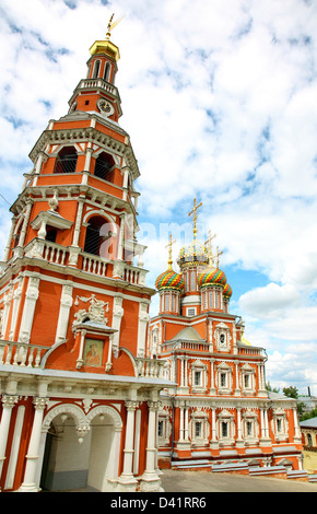 Église Stroganov Russie Nizhny Novgorod Banque D'Images