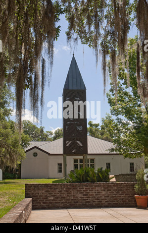 Mepkin Abbey est une communauté de moines Trappist-Cistercian catholique romaine située sur la rivière Cooper juste au nord de Charleston SC. Banque D'Images