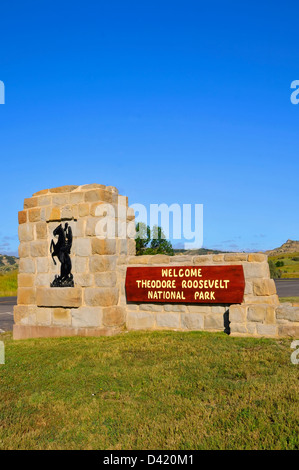 Parc National Theodore Roosevelt Unité Nord Dakota du Nord ND-NOUS Banque D'Images