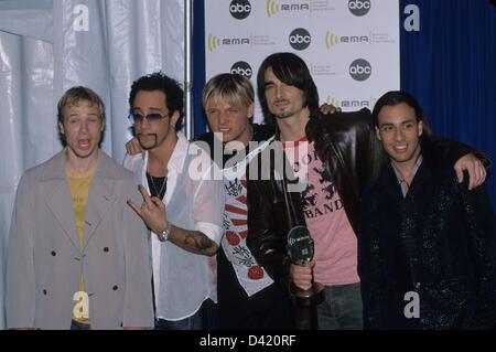 BACKSTREET BOYS.L 2000 Radio Music Awards à l'Aladdin Hotel de Las Vegas 2000.k20324fb.(Image Crédit : © Fitzroy Barrett/Globe Photos/ZUMAPRESS.com) Banque D'Images