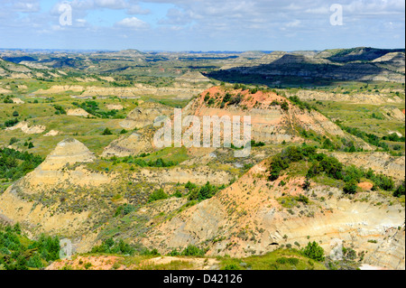 Badlands peu Missouri National Grassland au Dakota ND-NOUS Banque D'Images