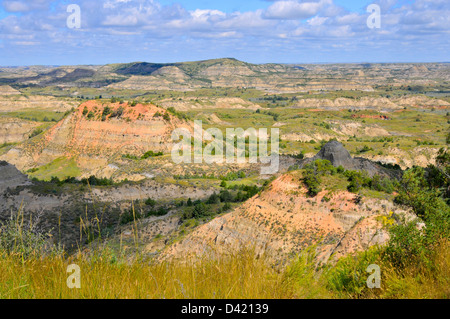 Petit Missouri National Grassland au Dakota ND-NOUS Banque D'Images