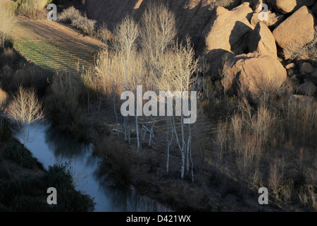 Le Maroc en hiver Banque D'Images
