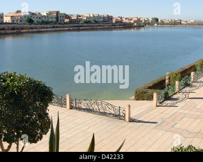 Lac à Meknes (Royaume du Maroc) Banque D'Images