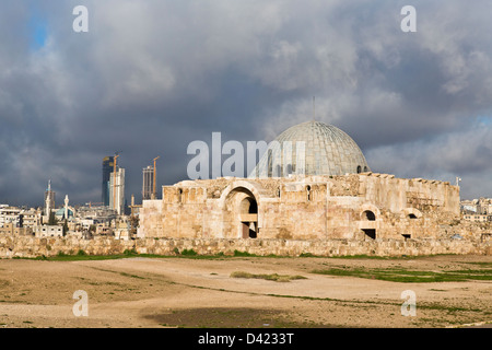 Omayad palace en Jordanie Amman,Citadelle Banque D'Images