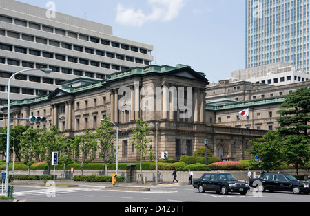 De l'administration centrale du Japon Nippon Ginko, Banque du Japon (BOJ), bâtiment historique de Nihonbashi, Tokyo construit durant la période Meiji. Banque D'Images