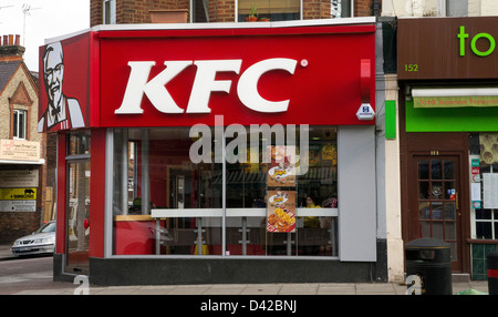 Poulet frit Kentucky KFC boutique restauration rapide Banque D'Images