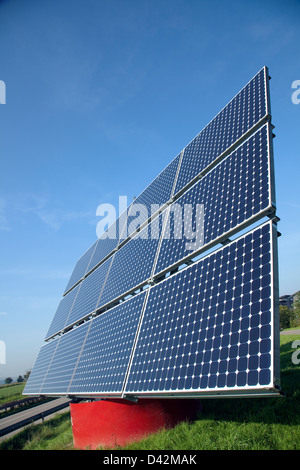 Freiburg, Allemagne, l'énergie solaire l'installation de ville verte Banque D'Images