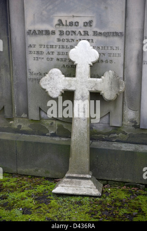 Canongate Kirk tombe Cimetière Edinburgh Banque D'Images