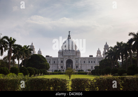 Mémorial de la reine Victoria (Victoria Memorial Hall), Kolkata, Inde Banque D'Images