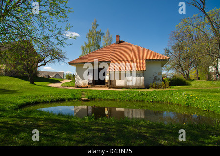 La maison de l'smith à Sigulda ville. La Lettonie Banque D'Images
