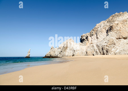 Divorce plage (Playa del divorcio) à Los Cabos dans l'océan Pacifique, Mexique Banque D'Images