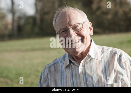 Portrait de l'homme, Lampertheim, Hesse, Allemagne Banque D'Images