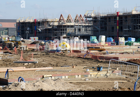 Grande construction Kneighton site Cambridge UK Banque D'Images